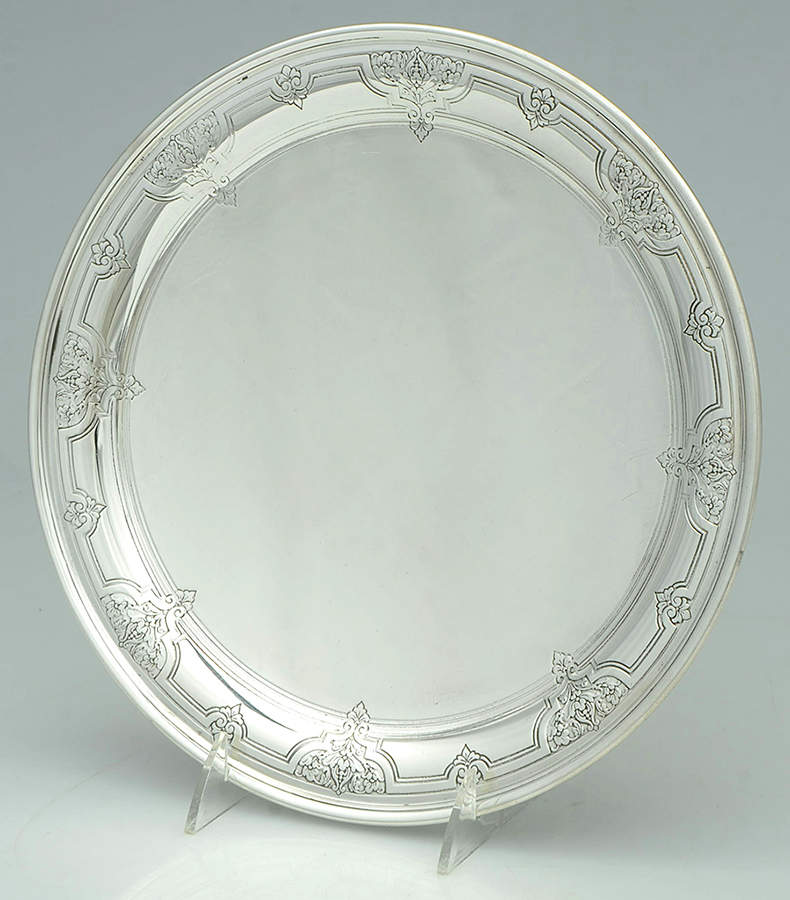 18670G (Sterling, Hollowware) 10" Footed Cake Plate by Tiffany & CO SILVER-1