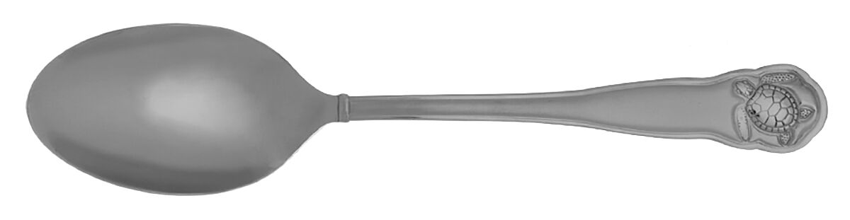 Sea Turtle (Stainless) Place/Oval Soup Spoon by Towle Silver-1