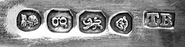 TBF5 (Sterling) Master Salt Spoon by Thomas Wilkes Barker-3