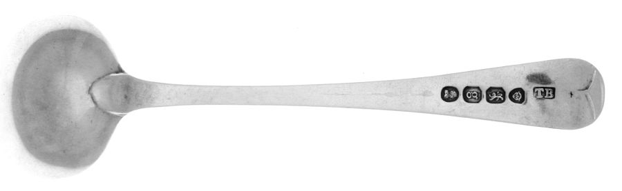 TBF5 (Sterling) Master Salt Spoon by Thomas Wilkes Barker-2