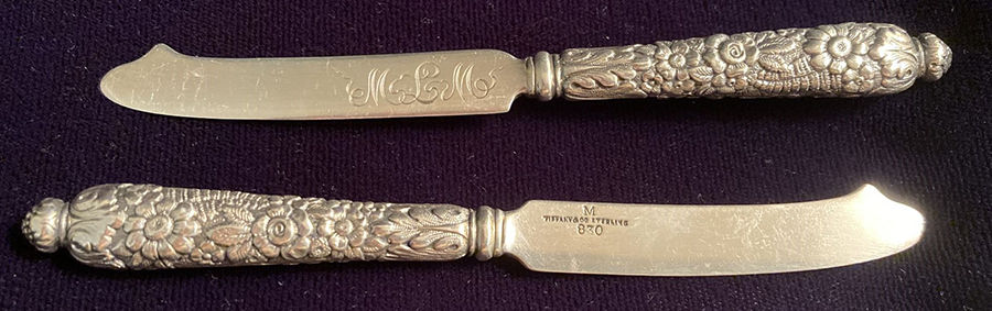 830 (Sterling) Individual Caviar Knife with Sterling Blade by Tiffany & CO SILVER-1