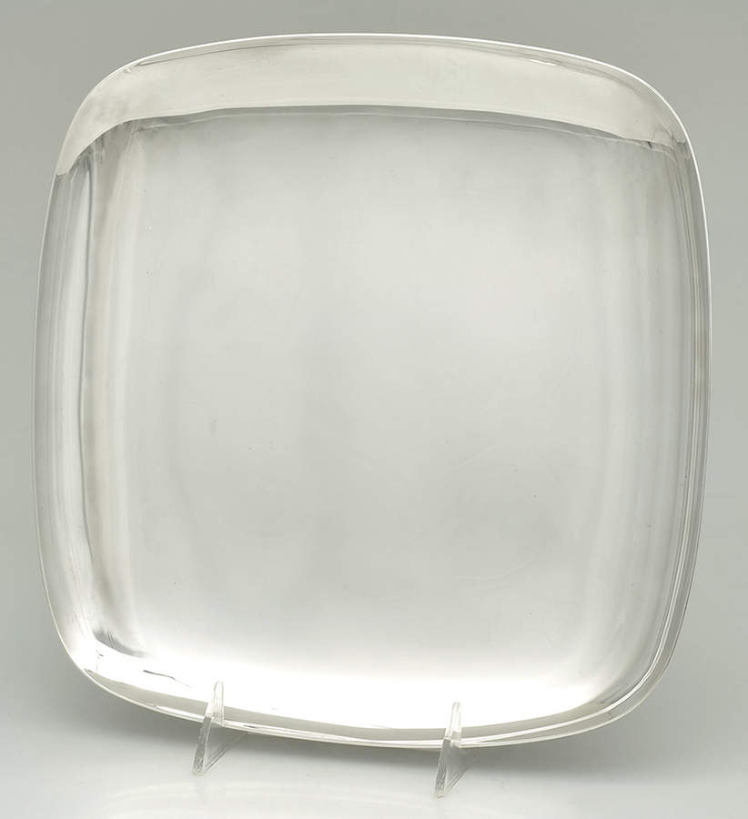 23858 (Sterling, Hollowware) 10" Square Footed Tray by Tiffany & CO SILVER-1