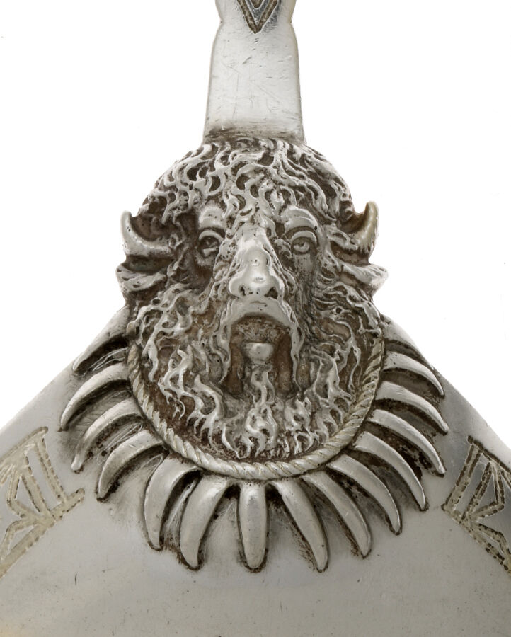 American Indian (Sterling, 1884) Solid Serving Spoon by Tiffany & CO SILVER-2