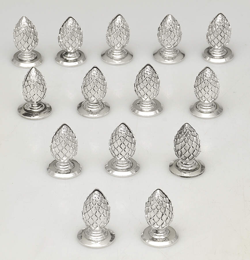 Artichoke (Sterling, Hollowware) (Set of 14) Place Card Holders by Tiffany & CO SILVER-1