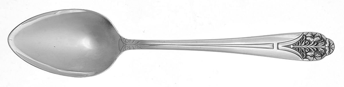 Claudia (Silverplate) Tablespoon (Serving Spoon) by Unknown Mfg Silver-1