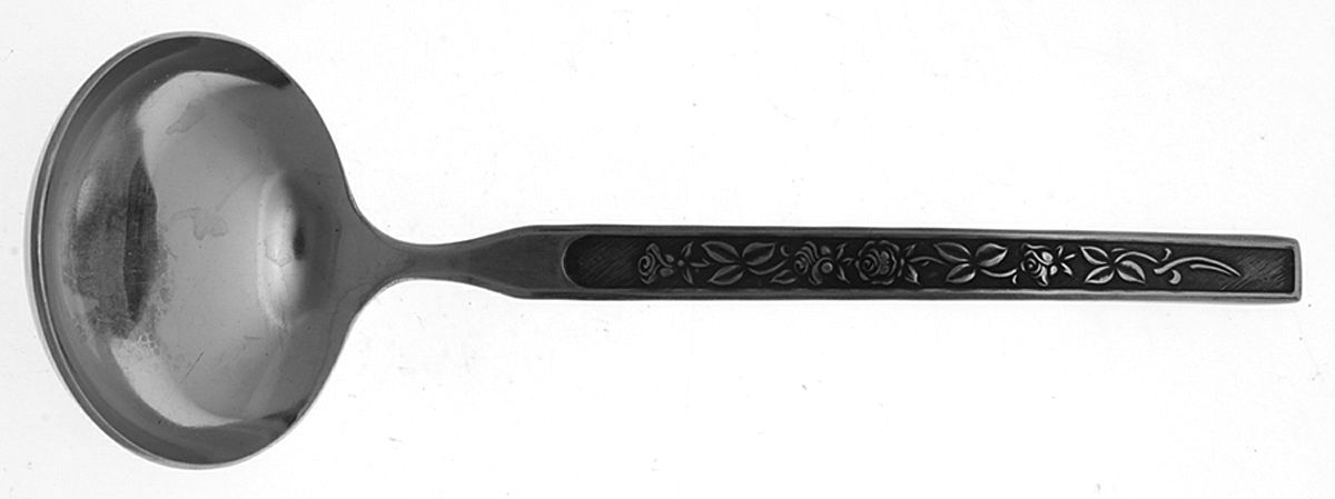 Maria Grande (Stainless) Solid Gravy Ladle by Unknown Mfg Silver-1