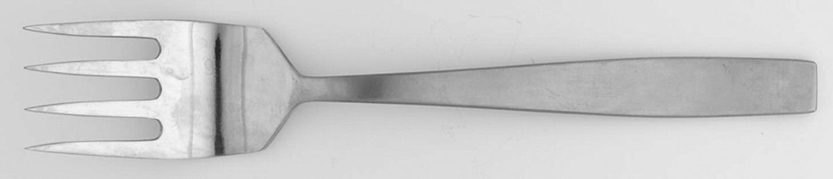 Neuzeughammer (Stainless) Medium Solid Cold Meat Serving Fork by Unknown Mfg Silver-1