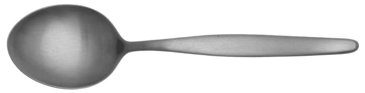 Oxydex 2 (Stainless) Place/Oval Soup Spoon by Unknown Mfg Silver-1