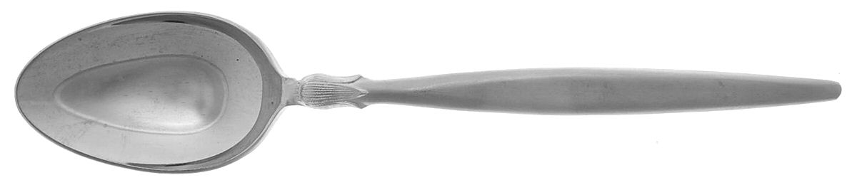 Petal (Stainless) Place/Oval Soup Spoon by Unknown Mfg Silver-1