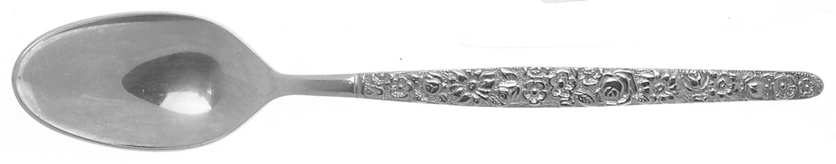 Rose Garden (Stainless) Teaspoon by Unknown Mfg Silver-1