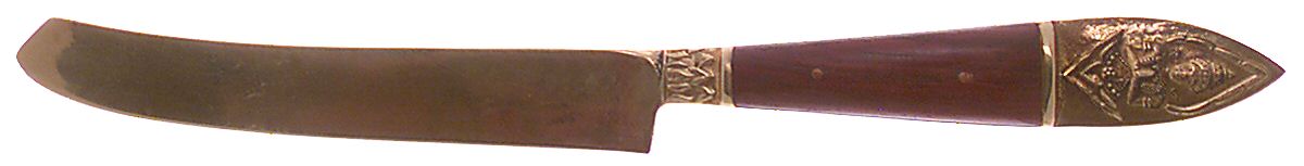 Siam-Brown (Brass) New French Hollow Knife by Unknown Mfg Silver-1