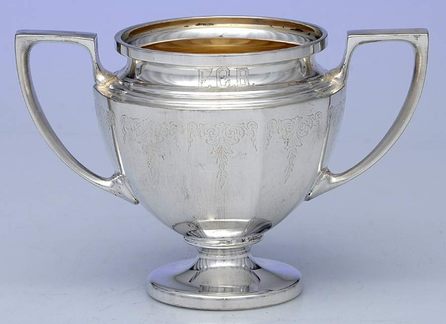84400 (Silverplate, Hollowware) Silverplate Open Sugar Bowl by Universal Silver-1