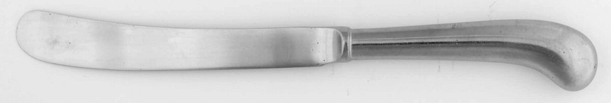 UNF820 (Stainless) Old French Hollow Pistol Knife by Unknown Mfg Silver-1