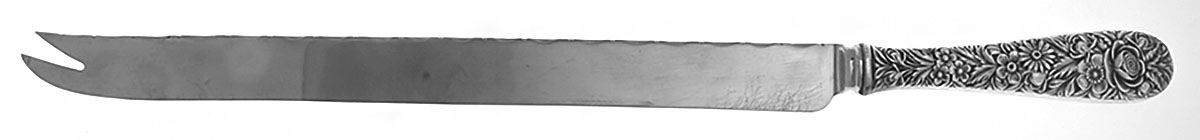 UNF881 (Sterling) Ham Slicer Knife with Stainless Blade by Unknown Mfg Silver-1