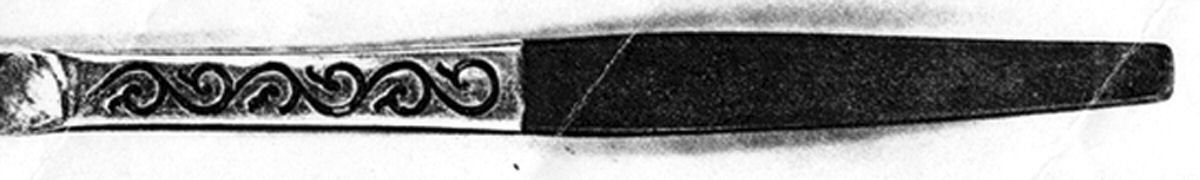 UNF1249 (Stainless) Modern Solid Knife by Unknown Mfg Silver-1