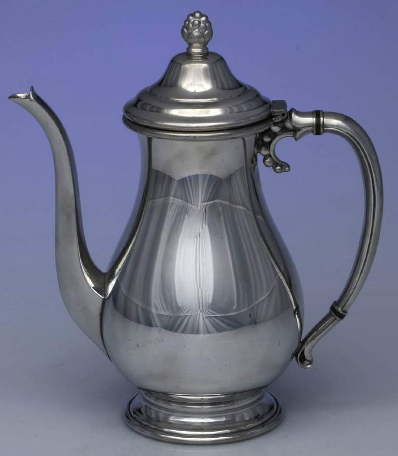 Shirley Pewter Hollowware Coffee Pot by Shirley Metalcraft-1