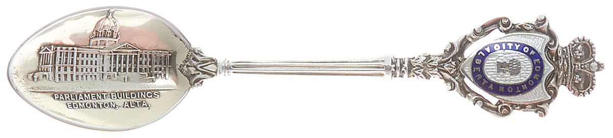 Canada Souvenir Spoons (Sterling) Canada Demitasse Spoon by Unknown Mfg Silver-1