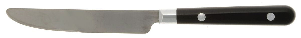 UNF1353-Black (Stainless) New French Hollow Knife by Unknown Mfg Silver-1