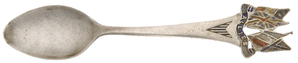 Sterling Souvenir Spoons Souvenir Spoon (Five O'Clock) by Unknown Mfg Silver-1