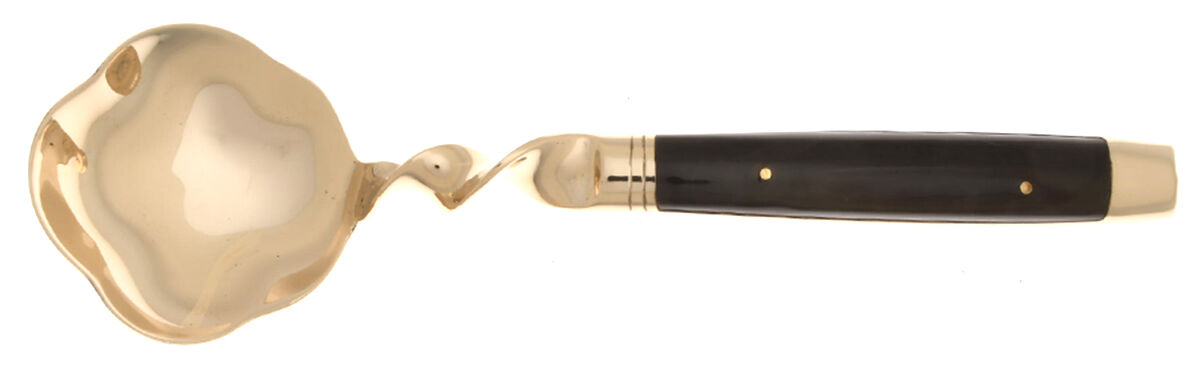 URT2 (Brass) Solid Gravy Ladle by Urai Thailand-1