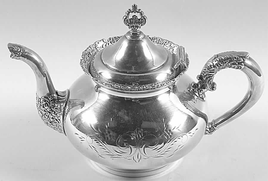 468 (Silverplate, Hollowware) Teapot by Van Bergh-1