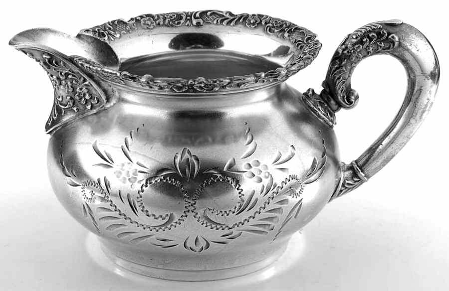 468 (Silverplate, Hollowware) Creamer by Van Bergh-1