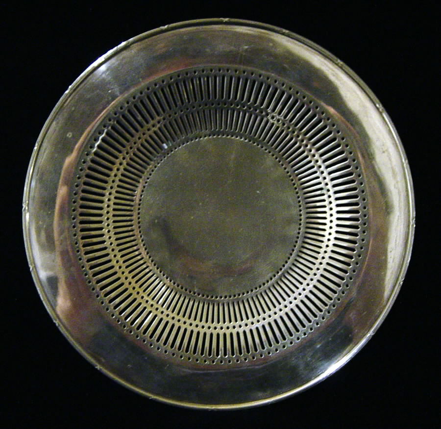 1071 (Silverplate, Hollowware) Silverplate Sandwich Plate by Van Bergh-1