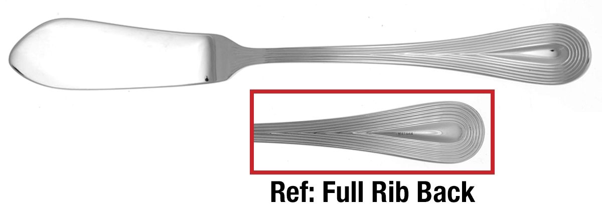 Lariat-Noveau (Stainless) Flat Handle Master Butter Knife by Vera Wang-1