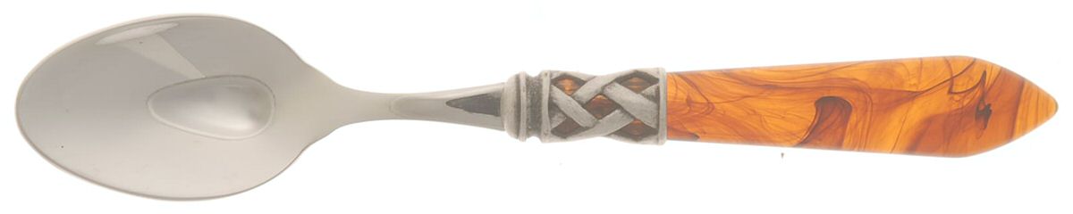 Aladdin-Tortoiseshell (Antique Lattice) Teaspoon by Vietri-1