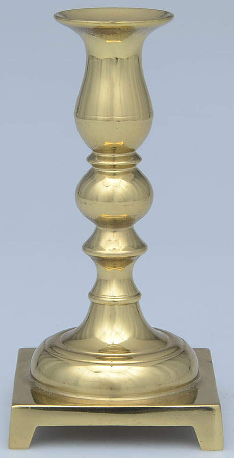 Brassware Collection (Hollowware) 6" Candlestick by Virginia Metalcrafters-1