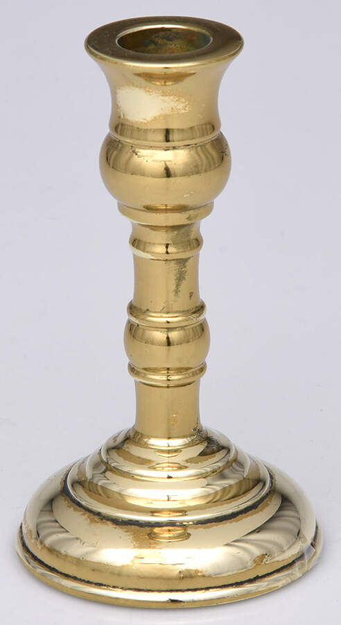 Brassware Collection (Hollowware) 5" Candlestick by Virginia Metalcrafters-1