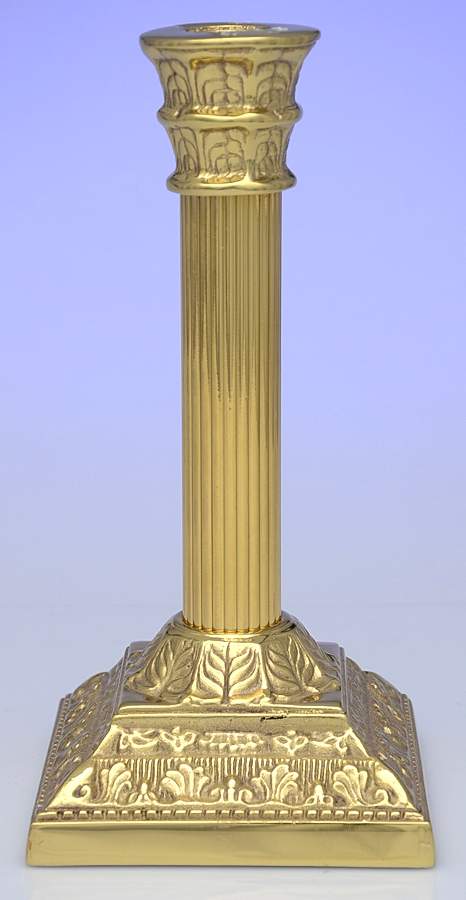 Brassware Collection (Hollowware) 9" Candlestick by Virginia Metalcrafters-1