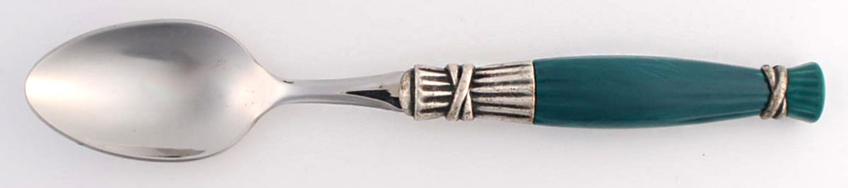 Dolce Vita-Green (Stainless) Teaspoon by Vietri-1