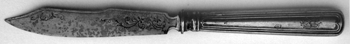 VGS1 (800 ) Individual Fruit Knife with Silverplate Blade by D Vollgold & Sohne-1