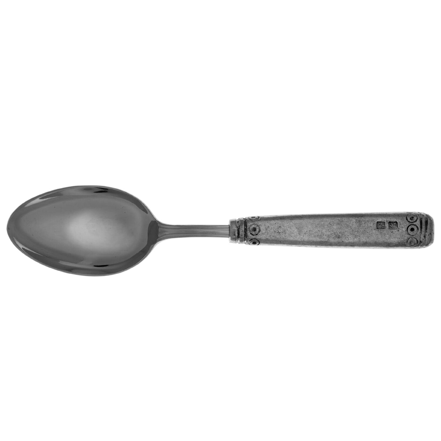 Falaride (Pewter) Place/Oval Soup Spoon by Valpeltro-1