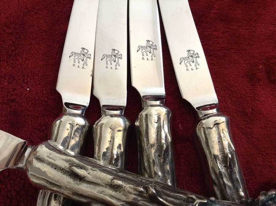 Pewter Horn (Pewter) New French Hollow Knife by Vagabond House-1
