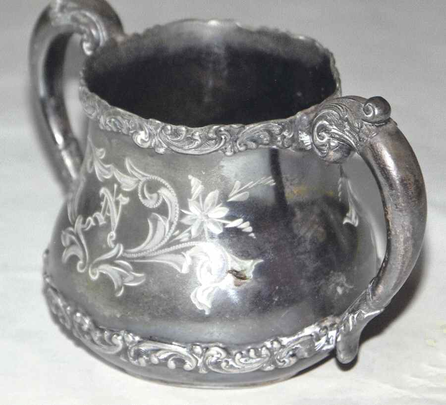 465 (Silverplate, Hollowware) Waste Bowl by Van Bergh-1