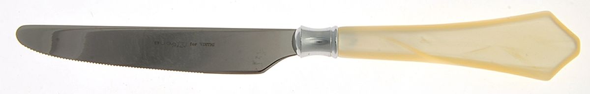 Verona-Ivory (Stainless, Acrylic) New French Hollow Knife by Vietri-1