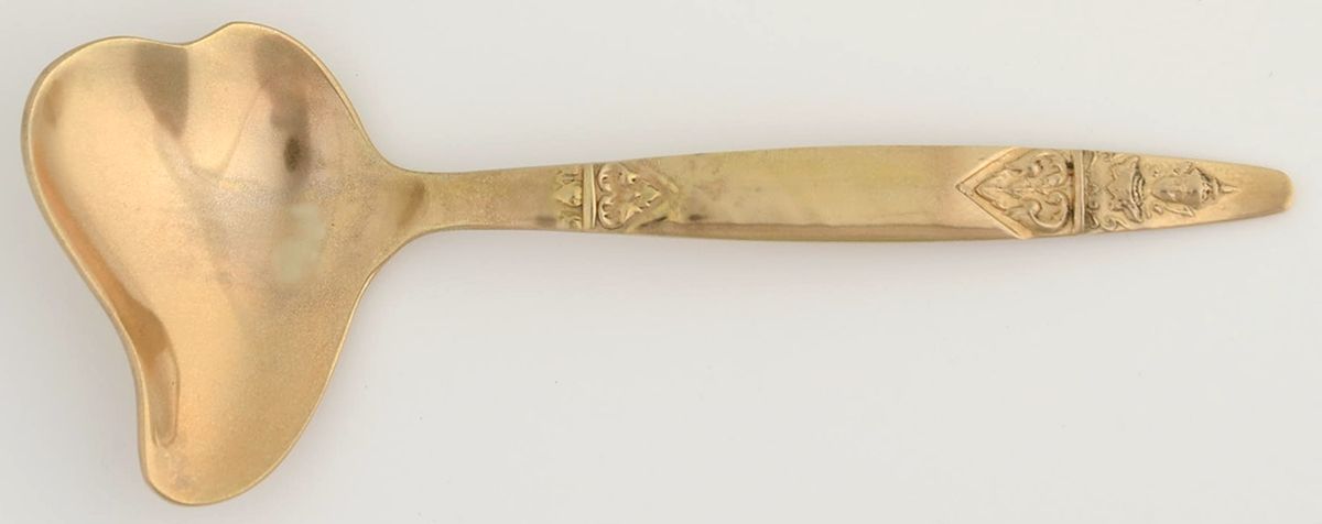 Gold Angel (Bronzeware) Sugar Spoon by Vu Bronzeware-1