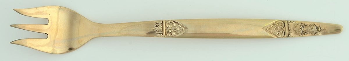 Gold Angel (Bronzeware) Individual Salad Fork by Vu Bronzeware-1