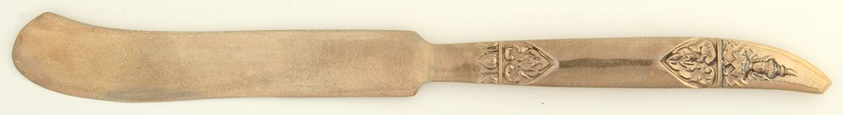 Gold Angel (Bronzeware) Old French Solid Knife by Vu Bronzeware-1