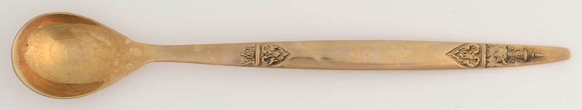 Gold Angel (Bronzeware) Iced Tea Spoon by Vu Bronzeware-1