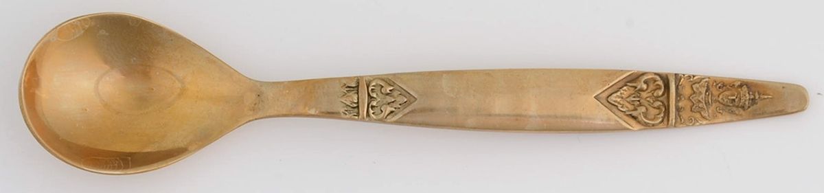 Gold Angel (Bronzeware) Demitasse Spoon by Vu Bronzeware-1