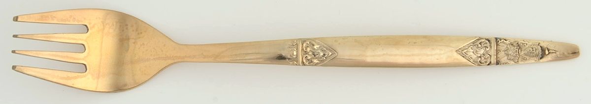 Gold Angel (Bronzeware) Dessert Fork by Vu Bronzeware-1