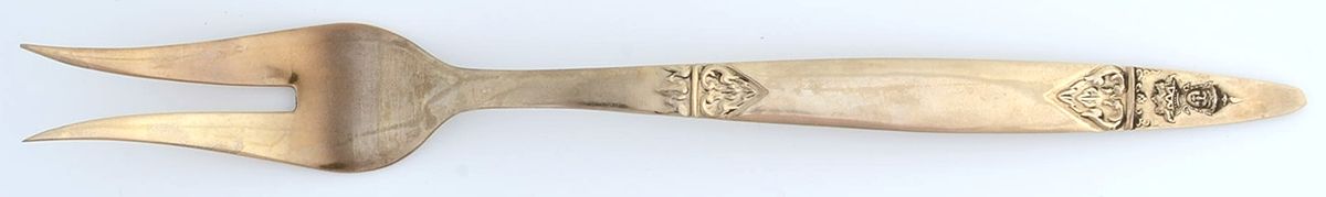 Gold Angel (Bronzeware) Small Solid Steak Carving Fork by Vu Bronzeware-1