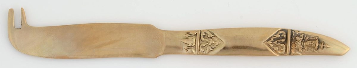 Gold Angel (Bronzeware) Solid Serving Cheese Knife by Vu Bronzeware-1