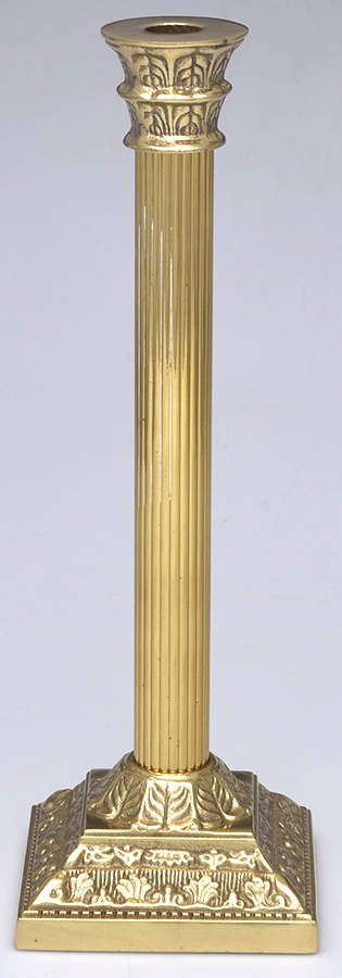 The Mount Vernon Candlestick (Brass, Hollowware) 14" Candlestick by Virginia Metalcrafters-1