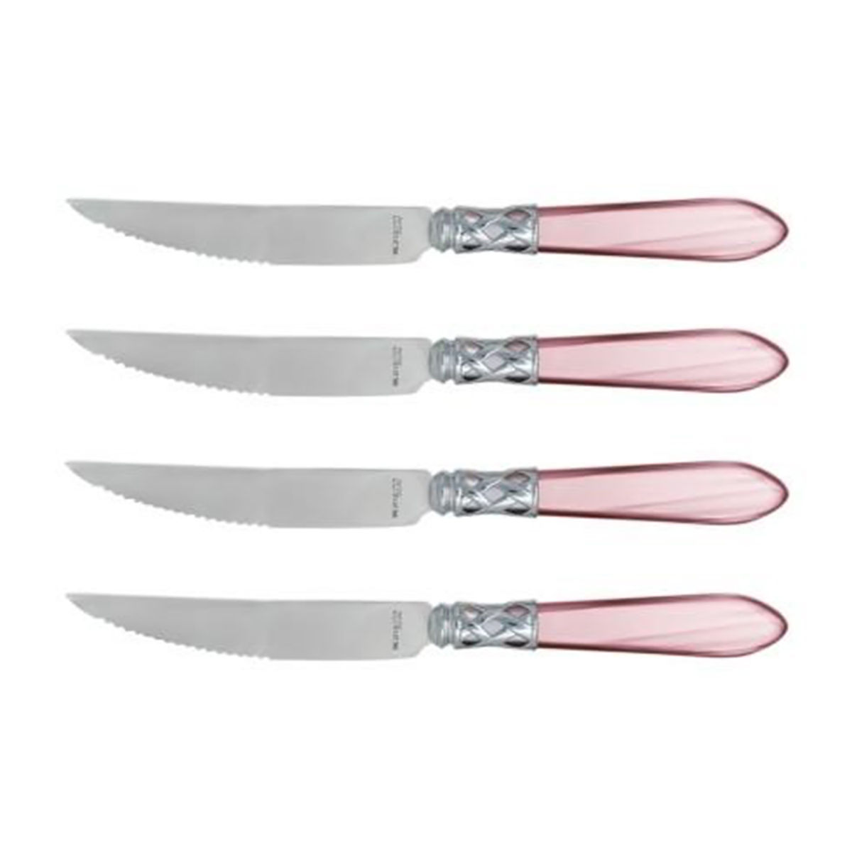 Aladdin Lilac (Brilliant Lattice) Individual Steak Knife Hollow Handle by Vietri-1