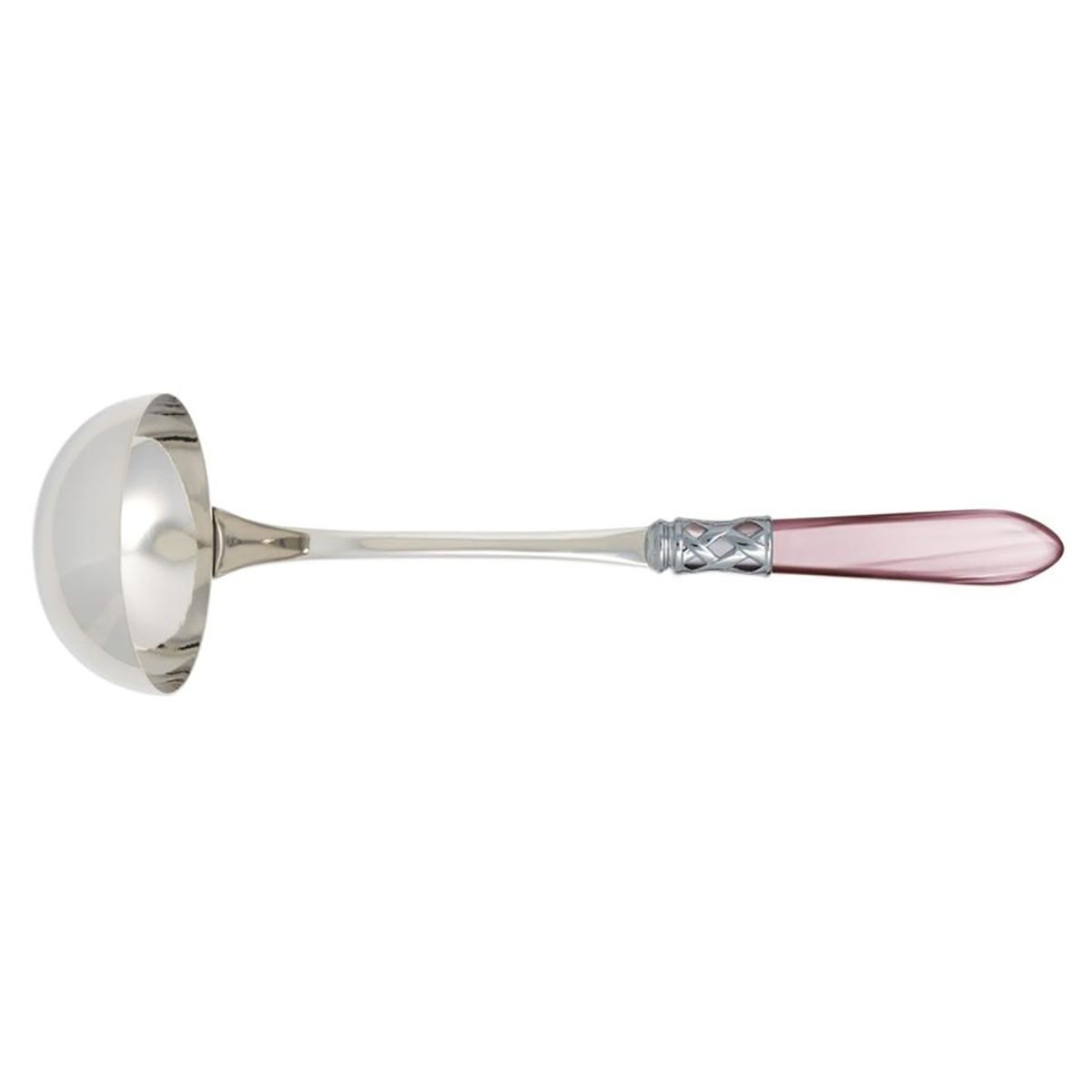 Aladdin Lilac (Brilliant Lattice) Solid Soup Ladle by Vietri-1