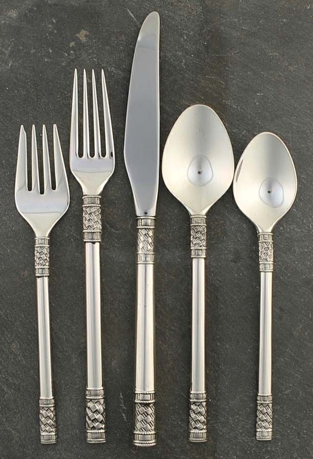 Aegean Weave (Sterling, 1970) 40 Piece Estate Set by Wallace Silver-1